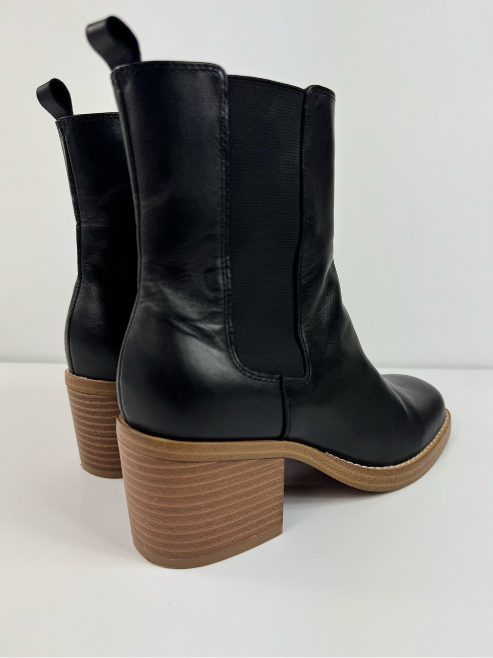 Marc Fisher Modesty Block Heel Black Booties Women's Size 7 EUC‎ - Picture 8 of 9
